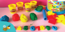 Cijfers en Letters Leren met Play Doh