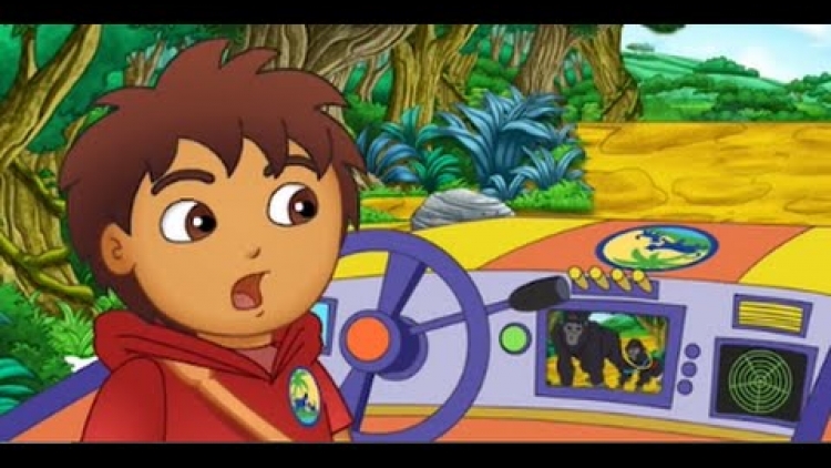 Dora en Diego redden een Baby Gorilla